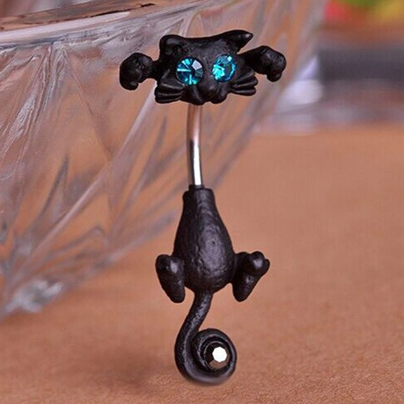 Body Jewelry Brands - Zlxgirl 패션 여성의 귀여운 녹색 눈
