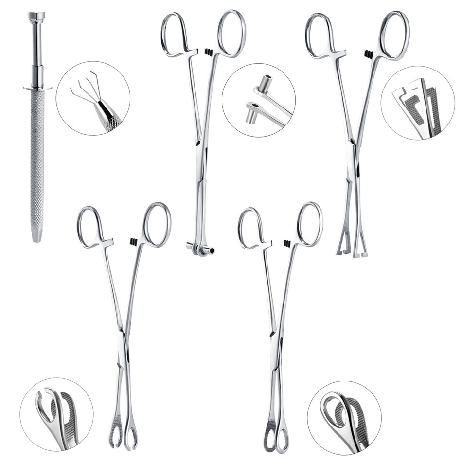 Body Jewelry Ring Opening Pliers - 전문 외과 스틸 오픈 삼각형 클로즈