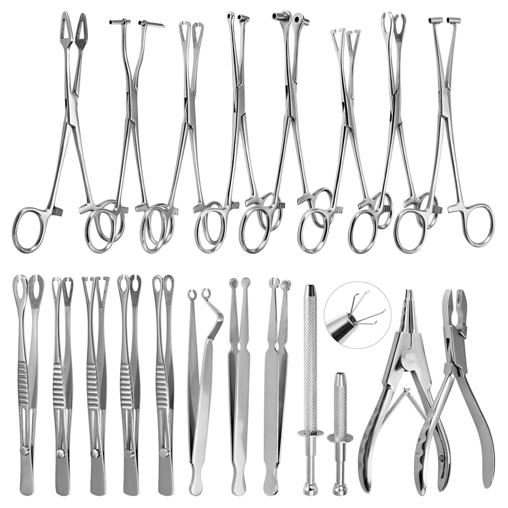 Body Jewelry Ring Opening Pliers - 바디 피어싱 도구 바늘 파이프 클램프
