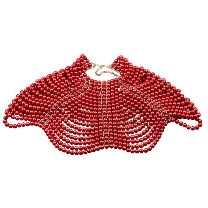 Body Jewelry Chains - 49MD 우아한 여성 목도리 멀티 레이어