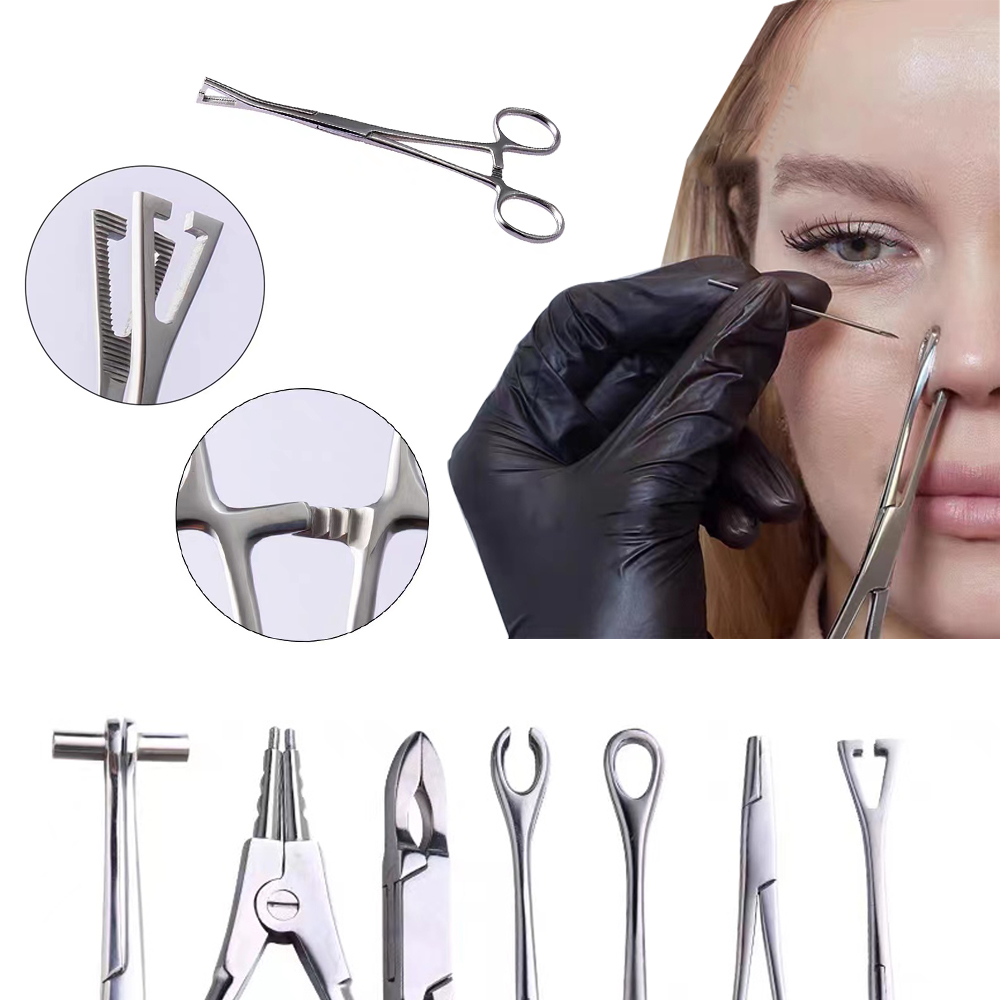 Body Jewelry Ring Opening Pliers - 1PC 전문 외과 강철 오픈 삼각형
