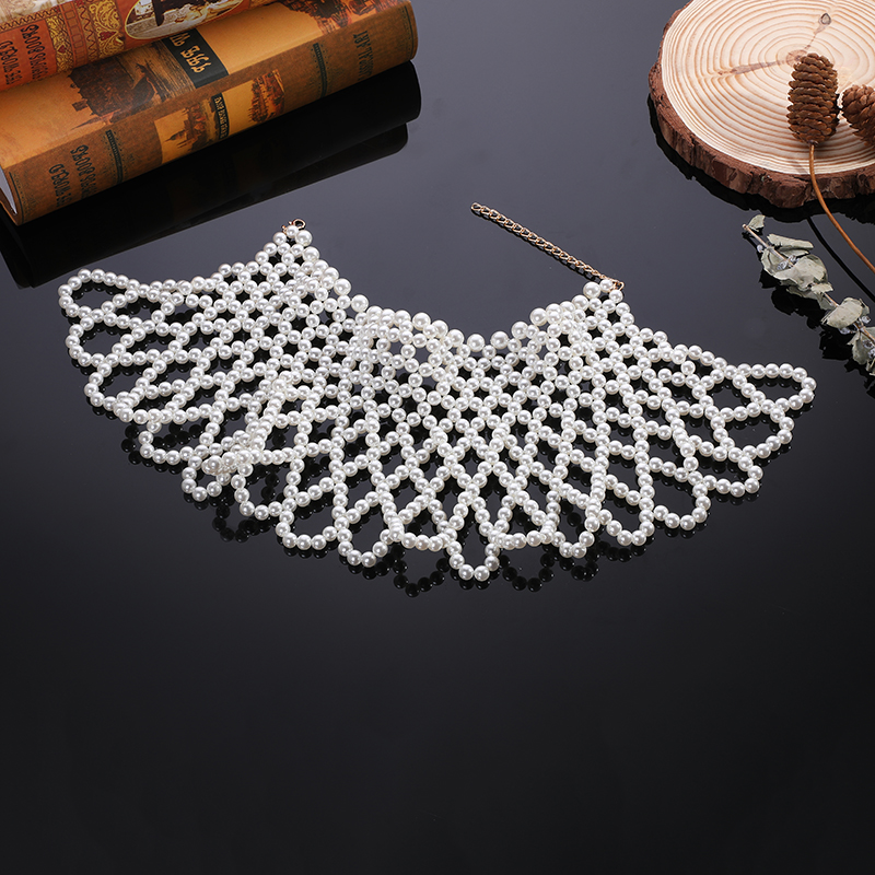 Body Jewelry Brands - 패션 목걸이 진주 웨딩 드레스 숄더