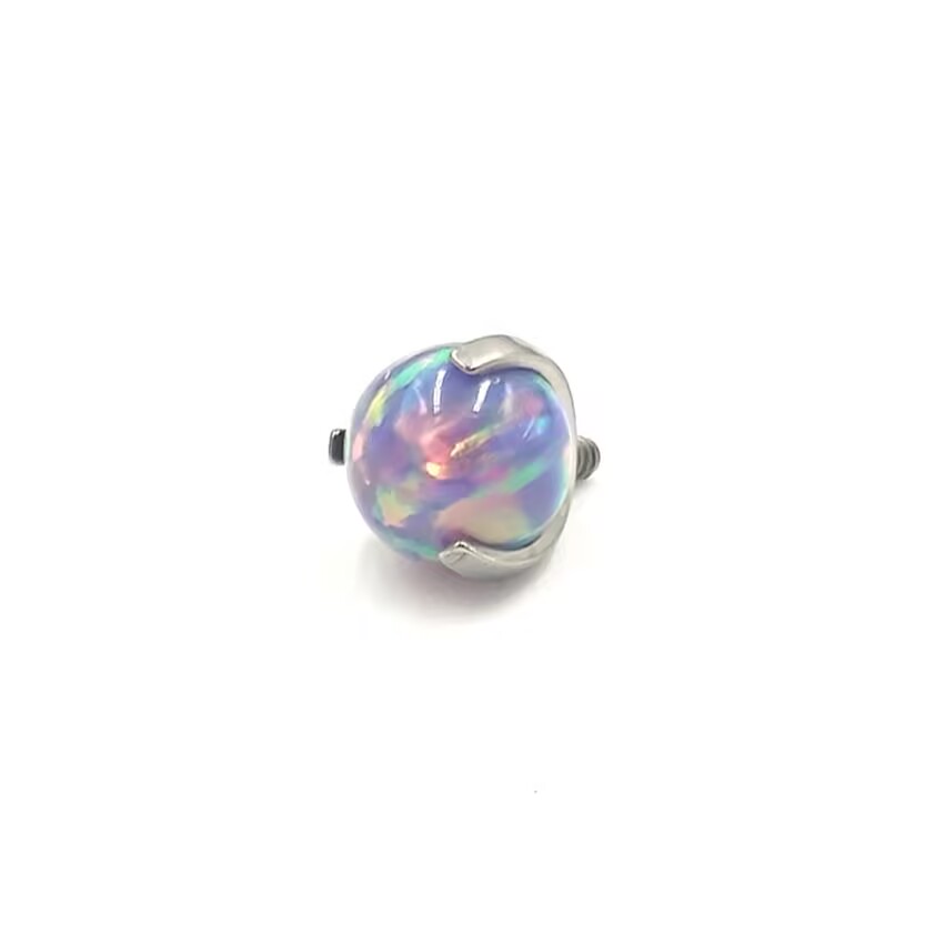 티타늄 오팔 볼 니플 라브렛 텅 피어싱 14G 16G  - Body Jewelry Threadless 리뷰 및 가격