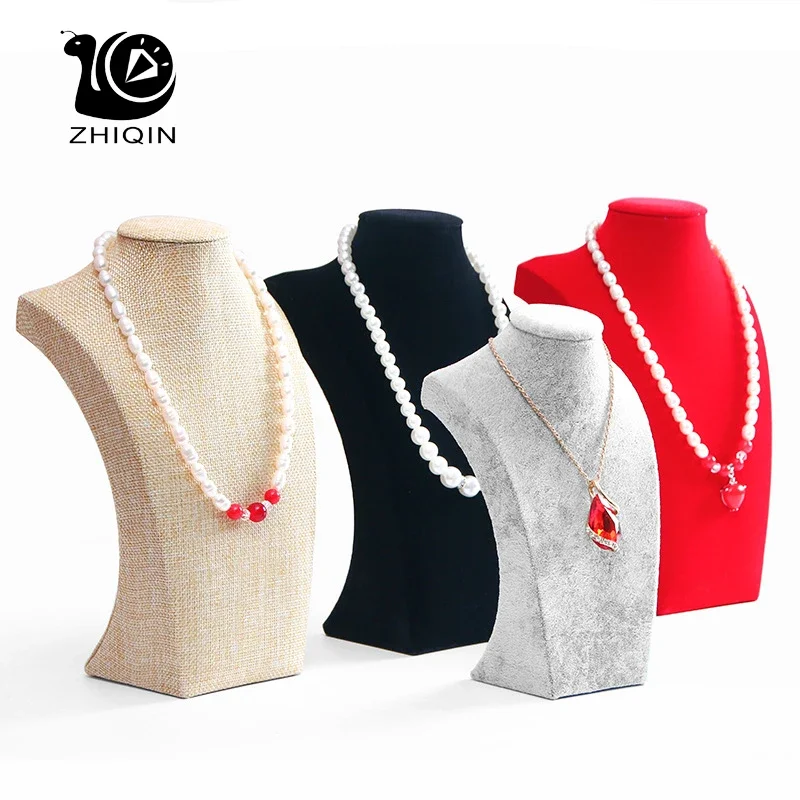 벨벳 초상화 목걸이 디스플레이 펜던트 주최자 쥬얼리 디 - Body Jewelry Holder 리뷰 및 가격
