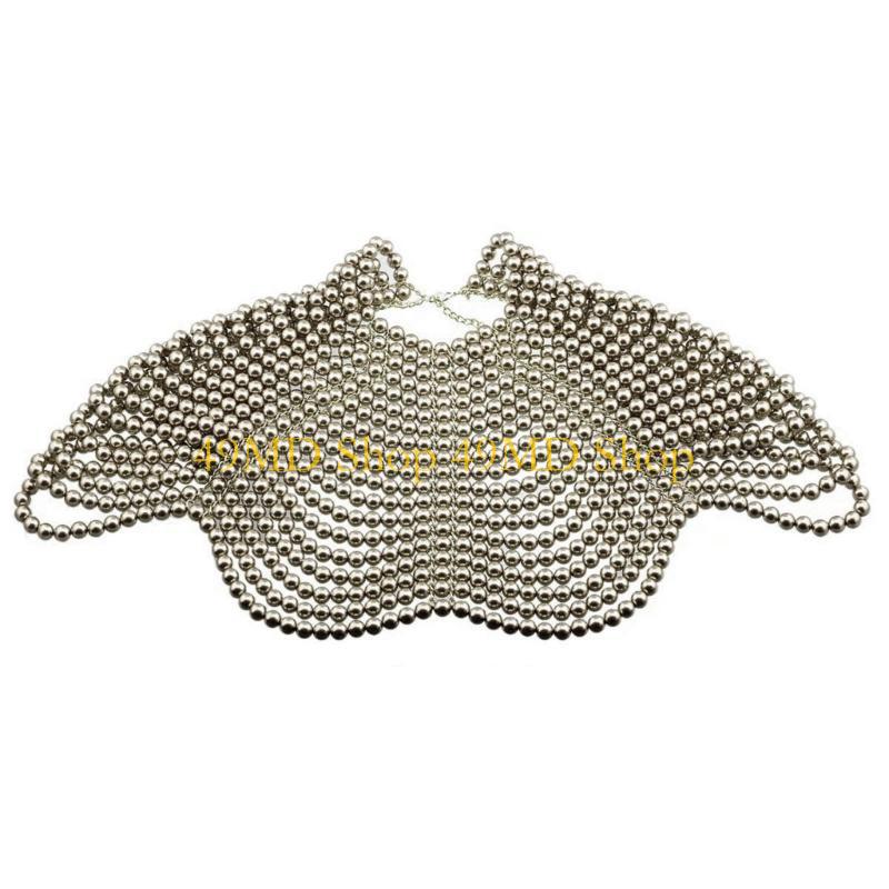 49MD 우아한 여성 목도리 멀티 레이어 파란색 가슴  - Body Jewelry Chains 리뷰 및 가격