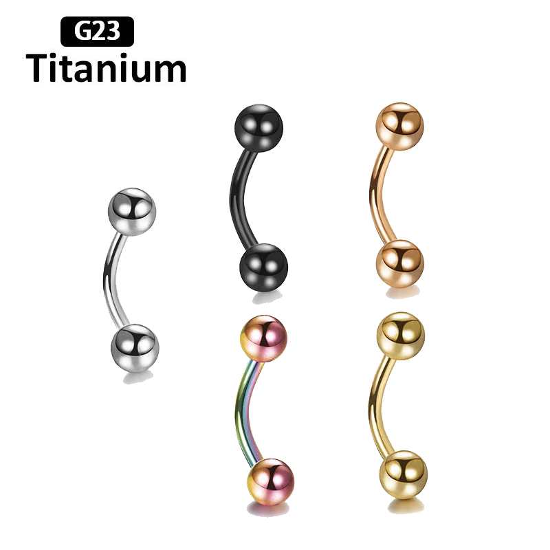 G23 티타늄 피어싱 클래식 더블 볼 바나나 라브레트  - Body Jewelry Universe 리뷰 및 가격