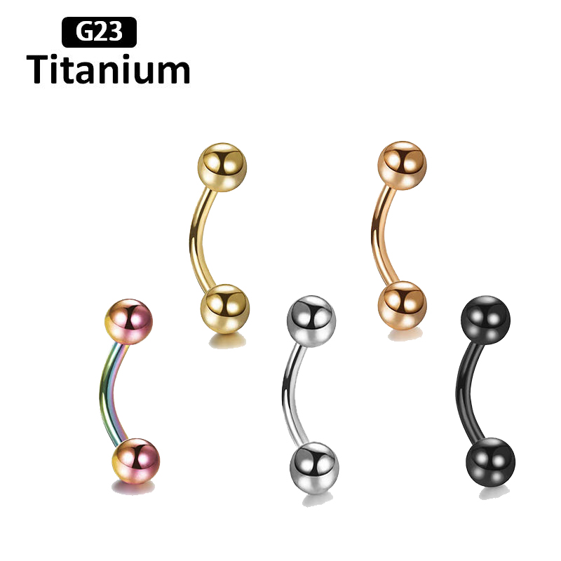 G23 티타늄 피어싱 클래식 더블 볼 바나나 라브레트  - Body Jewelry Universe 리뷰 및 가격