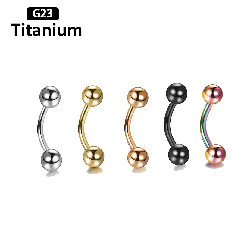 G23 티타늄 피어싱 클래식 더블 볼 바나나 라브레트  - Body Jewelry Universe 리뷰 및 가격