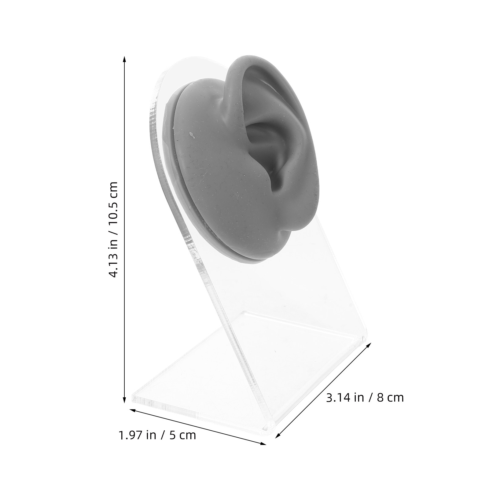 인공 귀 실리콘 오른쪽 귀 피어싱 연습용 쥬얼리 디스플 - Body Jewelry Holder 리뷰 및 가격
