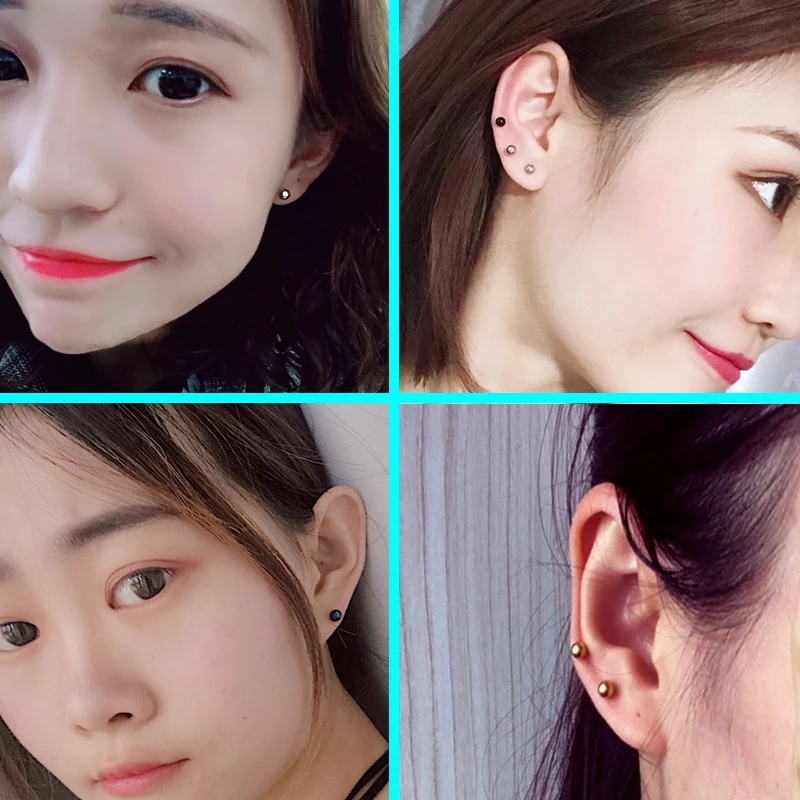 16pcs 14G 스테인레스 스틸 젖꼭지 반지 혀 반지 - Tongue Barbell Straight 리뷰 및 가격