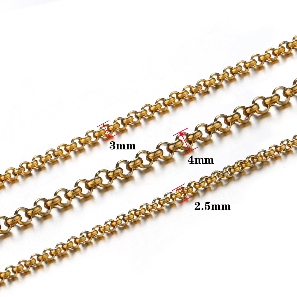 1미터 2-4mm 스테인리스 스틸 O형 소형 원형 체인 - Body Jewelry Chains 리뷰 및 가격