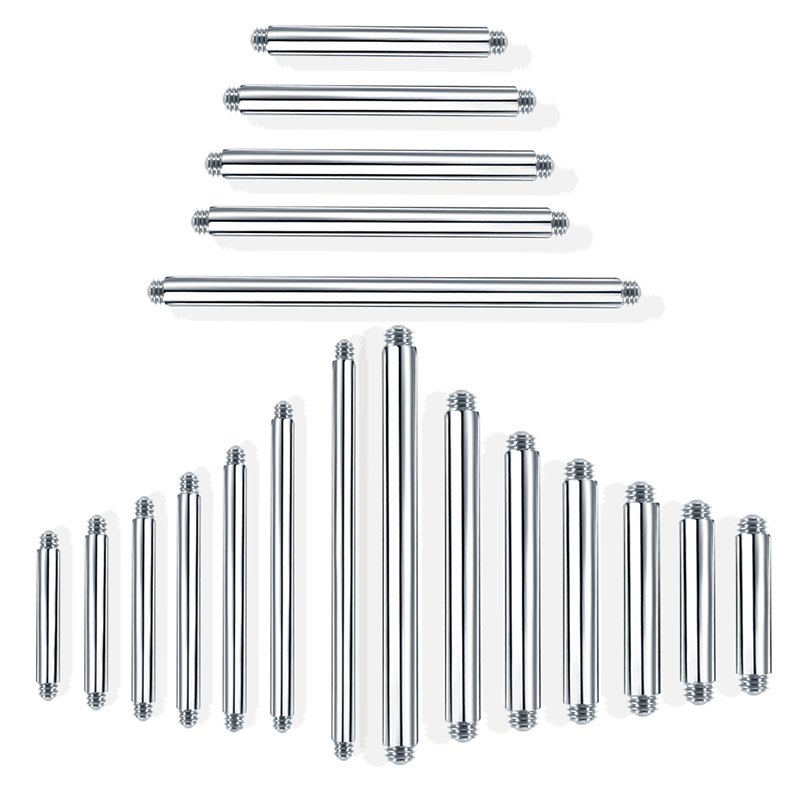10PCS 4-42mm 316L 외과 강철 스트레이트  - Tongue Barbell Straight 리뷰 및 가격
