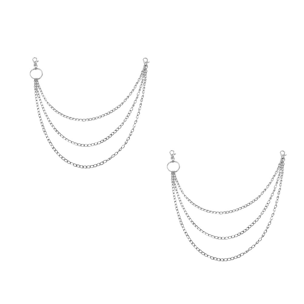 1개 금속 3중 레이어 펑크 힙합 체인 바지 체인, 청 - Body Jewelry Universe 리뷰 및 가격