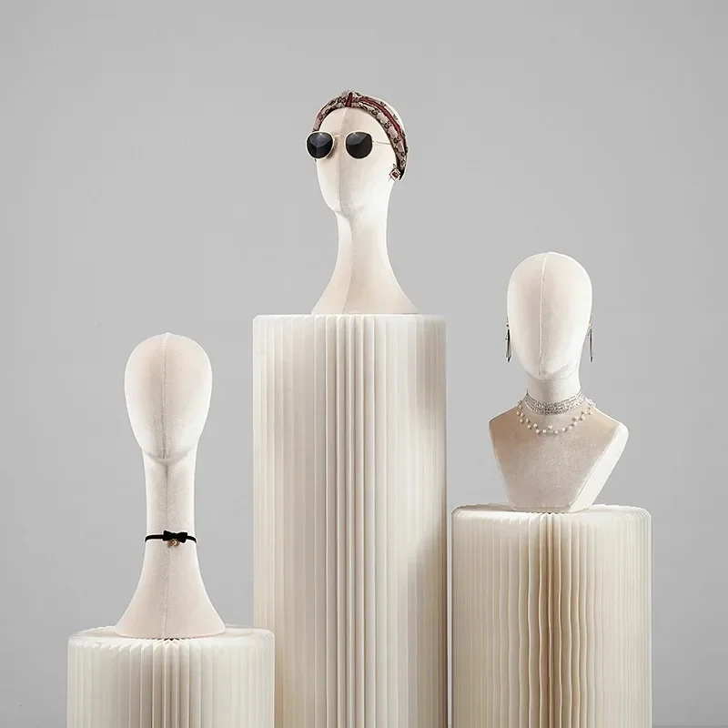 어깨가 있는 마네킹 헤드, 가발 및 액세서리 전시용 캔 - Body Jewelry Holder 리뷰 및 가격