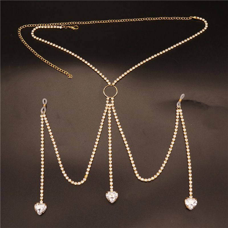 2023 새로운 패션 화이트 하트 젖꼭지 체인 비 피어 - Body Jewelry Sale 리뷰 및 가격