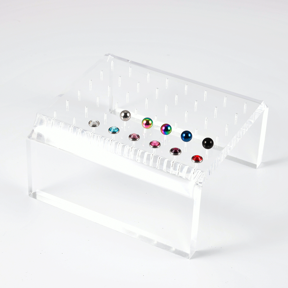 1pcs 아크릴 클리어 디스플레이 보드 강력한 쥬얼리  - Body Jewelry Holder 리뷰 및 가격