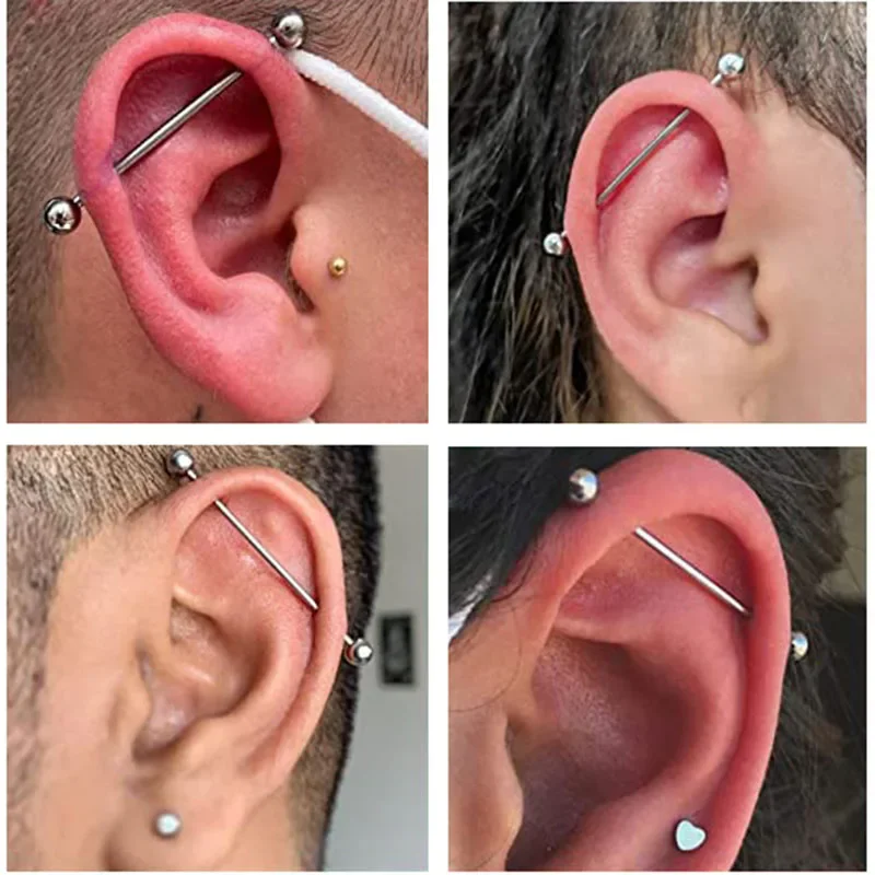 ASTM F136 티타늄 산업용 바벨 볼, 혀 링 립  - Tongue Barbell Straight 리뷰 및 가격