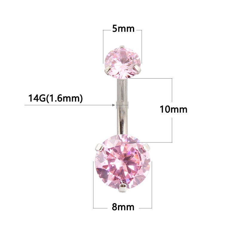 새로운 브랜드 AAA 지르콘 보석 스타일 배꼽 링, 바 - Body Jewelry Brands 리뷰 및 가격