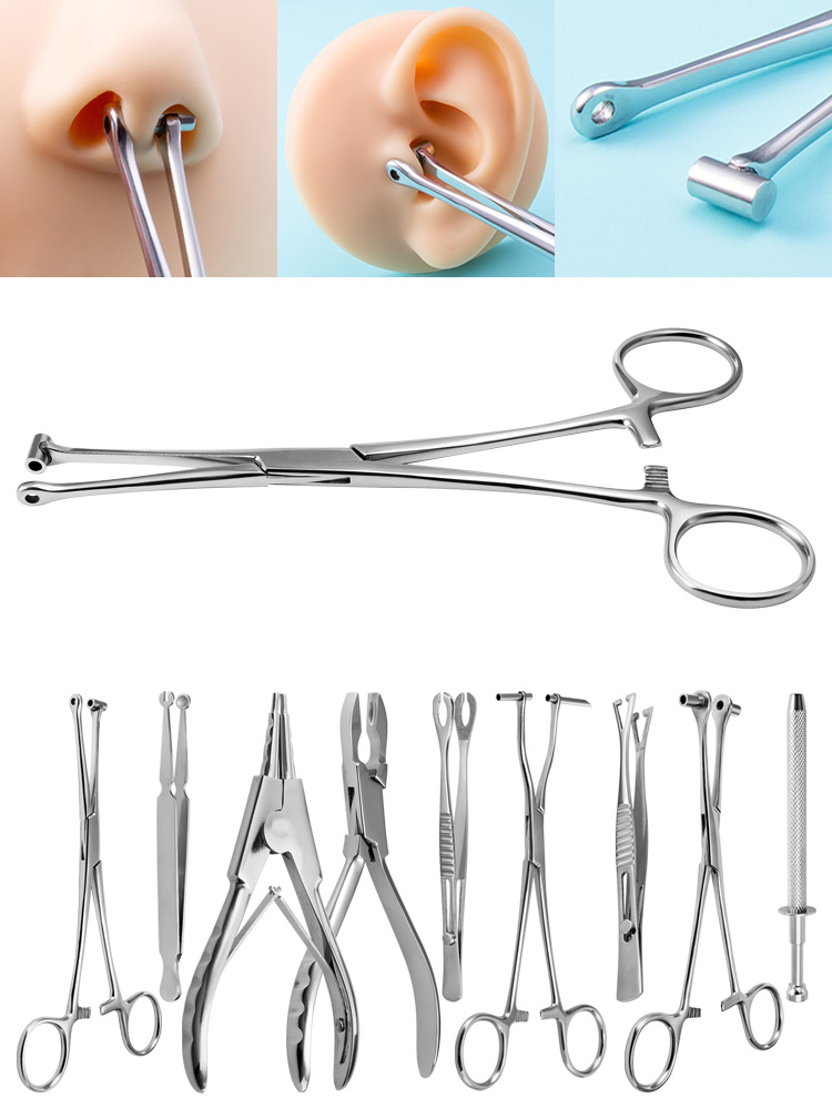 외과 강철 바디 피어싱 도구 바늘 파이프 클램프 집게  - Body Jewelry Ring Opening Pliers 리뷰 및 가격