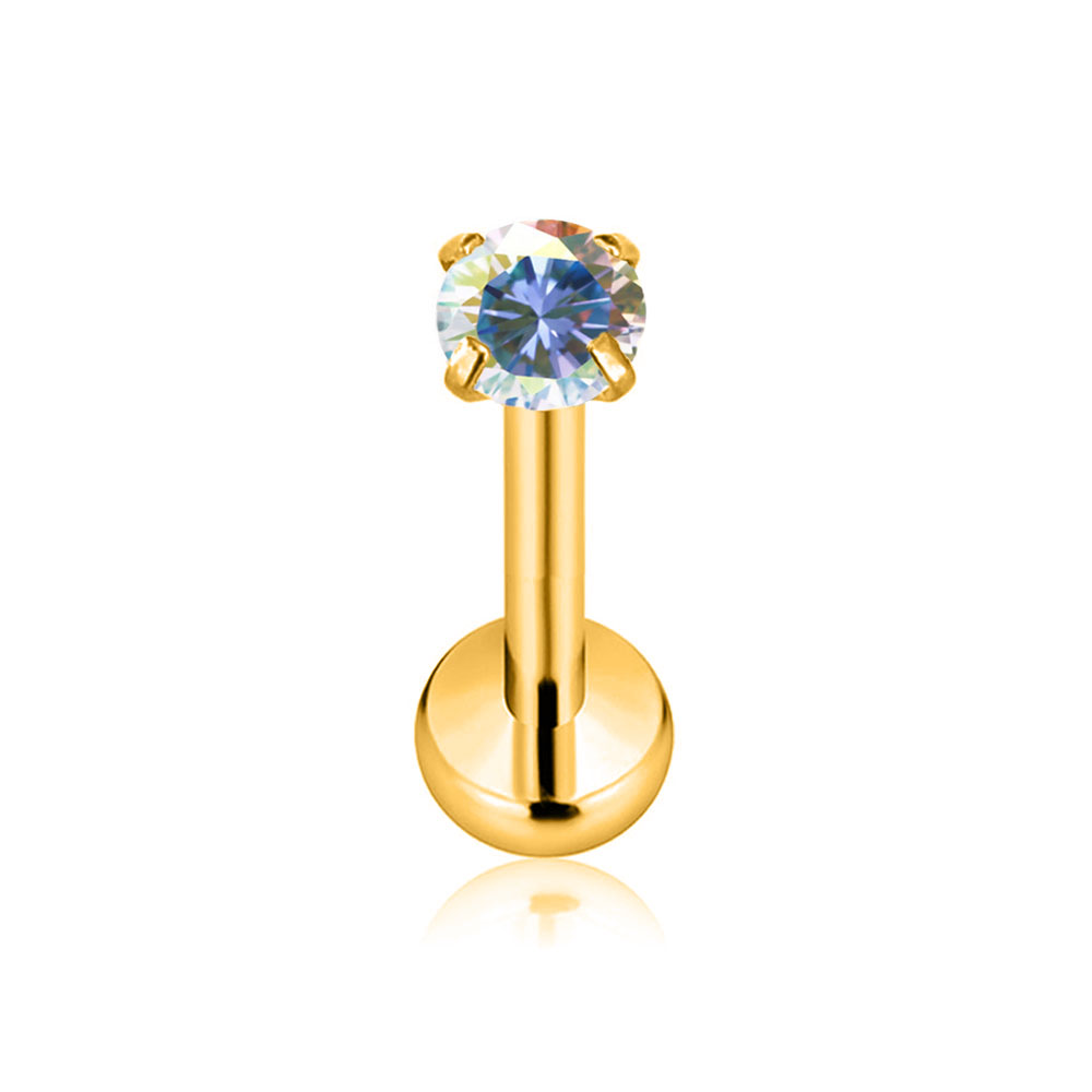 ASTM F136 G23 티타늄 후작 CZ 라운드 지르 - Body Jewelry Threadless 리뷰 및 가격