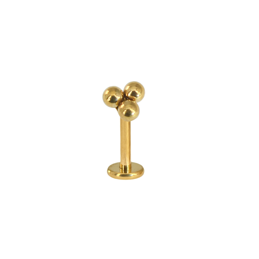 수술용 스틸 클러스터 볼 CZ 푸시인 나사없는 라브렛  - Body Jewelry Threadless 리뷰 및 가격