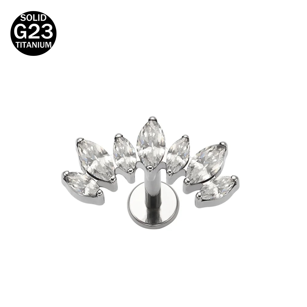 16G 18G F136 티타늄 브랜드 새로운 말 눈 모 - Body Jewelry Brands 리뷰 및 가격