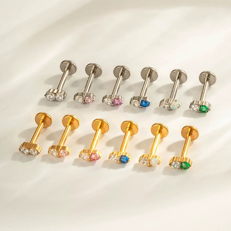 1개 ASTM F136 티타늄 입술 연골 피어싱 주얼리 - Body Jewelry Threadless 리뷰 및 가격
