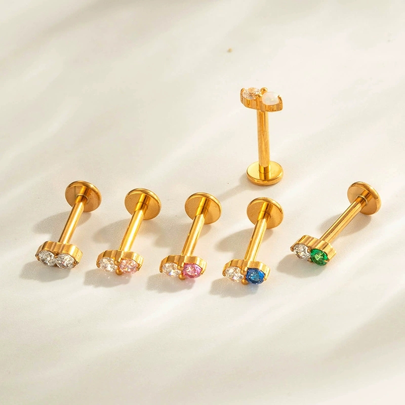 1개 ASTM F136 티타늄 입술 연골 피어싱 주얼리 - Body Jewelry Threadless 리뷰 및 가격