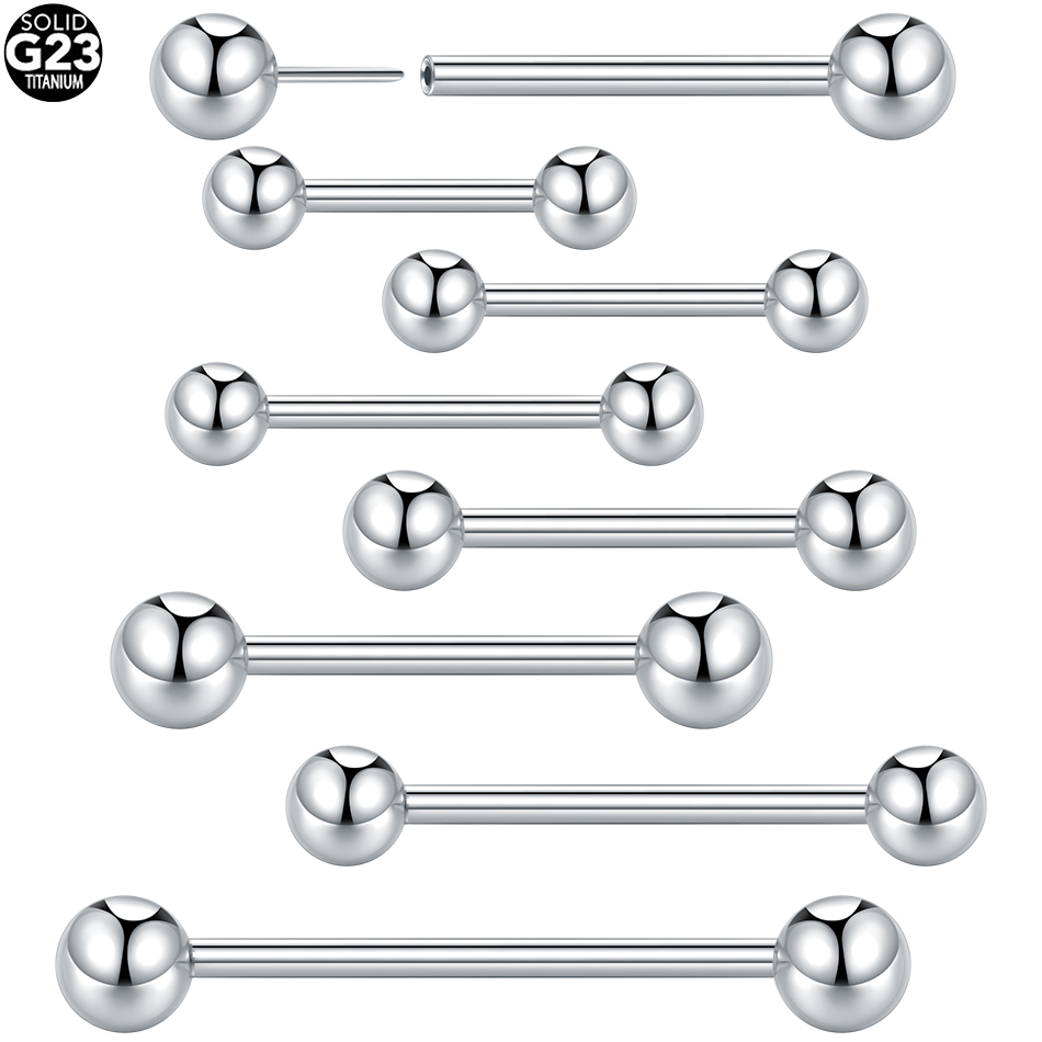 5/10Pcs G23 티타늄 나사없는 푸시 인 볼 산업 - Body Jewelry Threadless 리뷰 및 가격