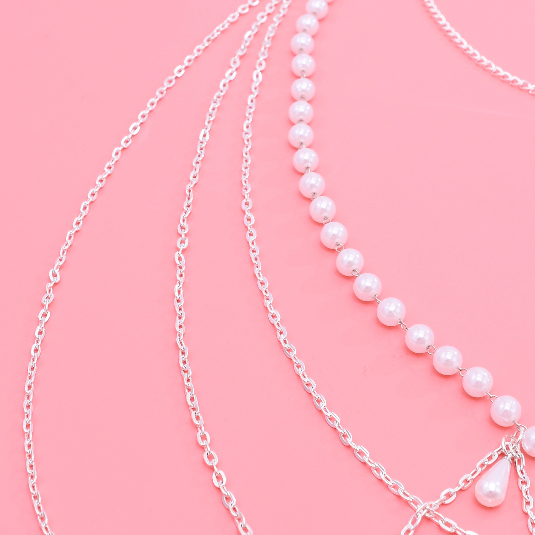 섹시한 허리 체인 벨트 여성을위한 멀티 레이어 모조 진 - Body Jewelry Sale 리뷰 및 가격