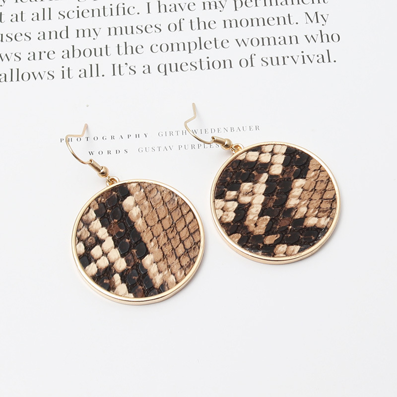 큰 원형 전복 껍질 모양 종이 곡선 기하학적 댕글 귀걸 - Body Jewelry Brands 리뷰 및 가격
