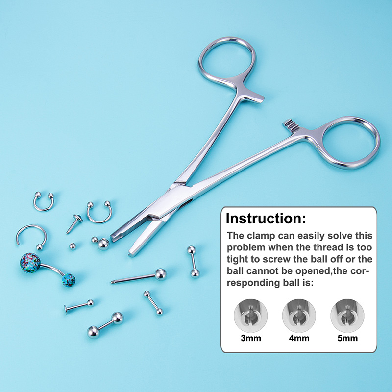 외과 강철 바디 피어싱 집게 바늘 파이프 클램프 핀셋, - Body Jewelry Ring Opening Pliers 리뷰 및 가격
