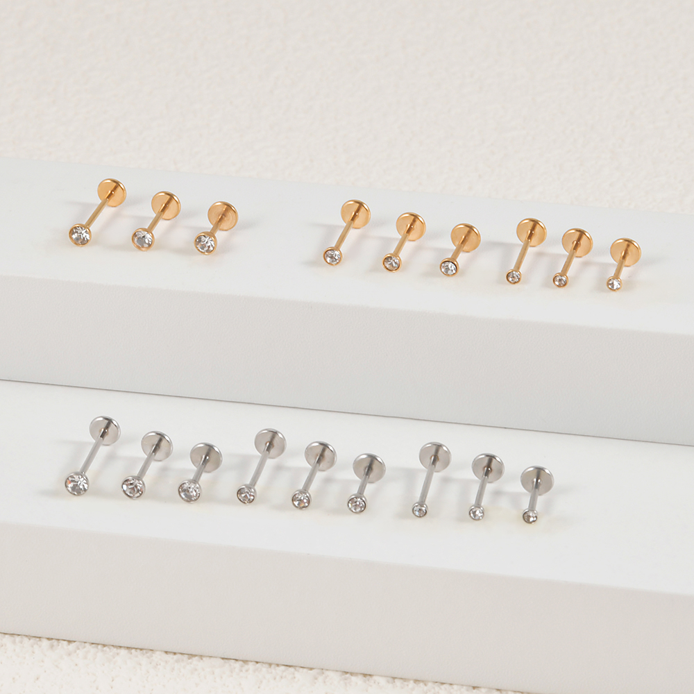 외과 스틸 나사없는 푸시 인 귀 연골, 이주 나선 귀걸 - Body Jewelry Threadless 리뷰 및 가격