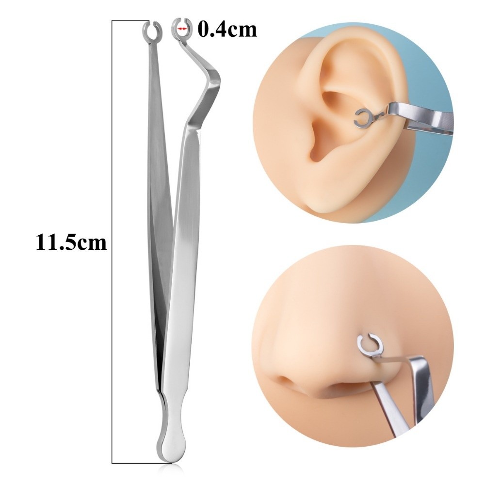 외과용 강철 바디 피어싱 도구 전문 개폐형 링 피어싱  - Body Jewelry Ring Opening Pliers 리뷰 및 가격