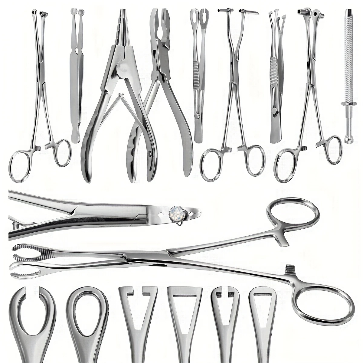 바디 피어싱 도구 바늘 파이프 클램프 집게 족집게 열기 - Body Jewelry Ring Opening Pliers 리뷰 및 가격