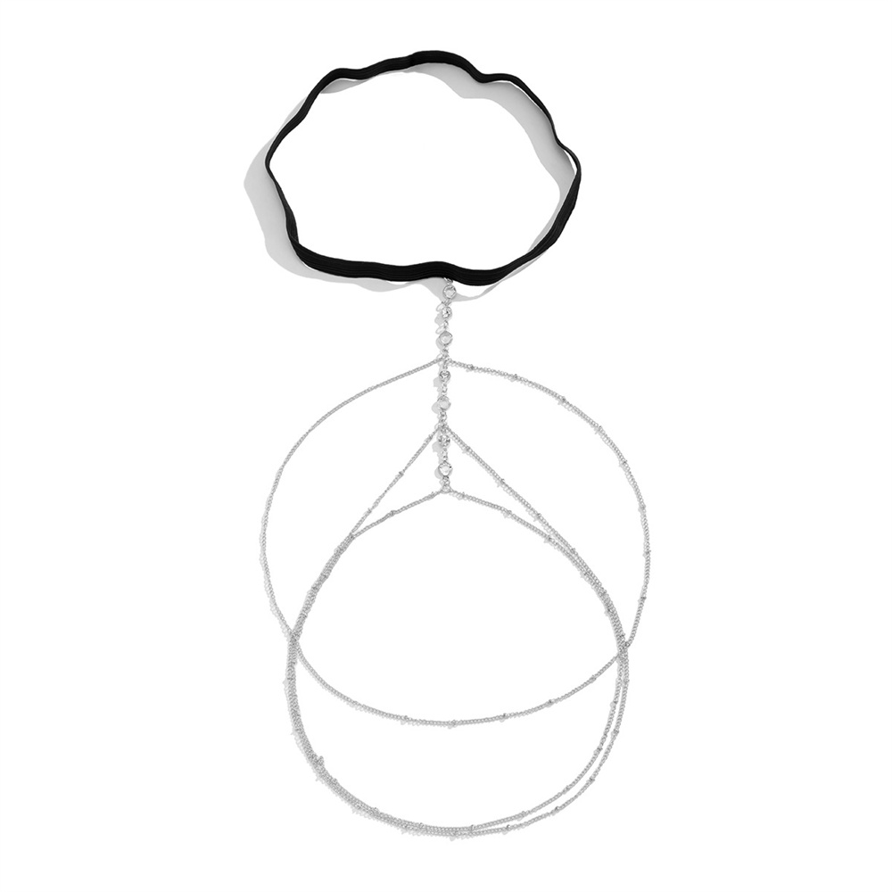 보헤미안 스타일 탄성 밴드 크리스탈 다리 허벅지 체인  - Body Jewelry Chains 리뷰 및 가격