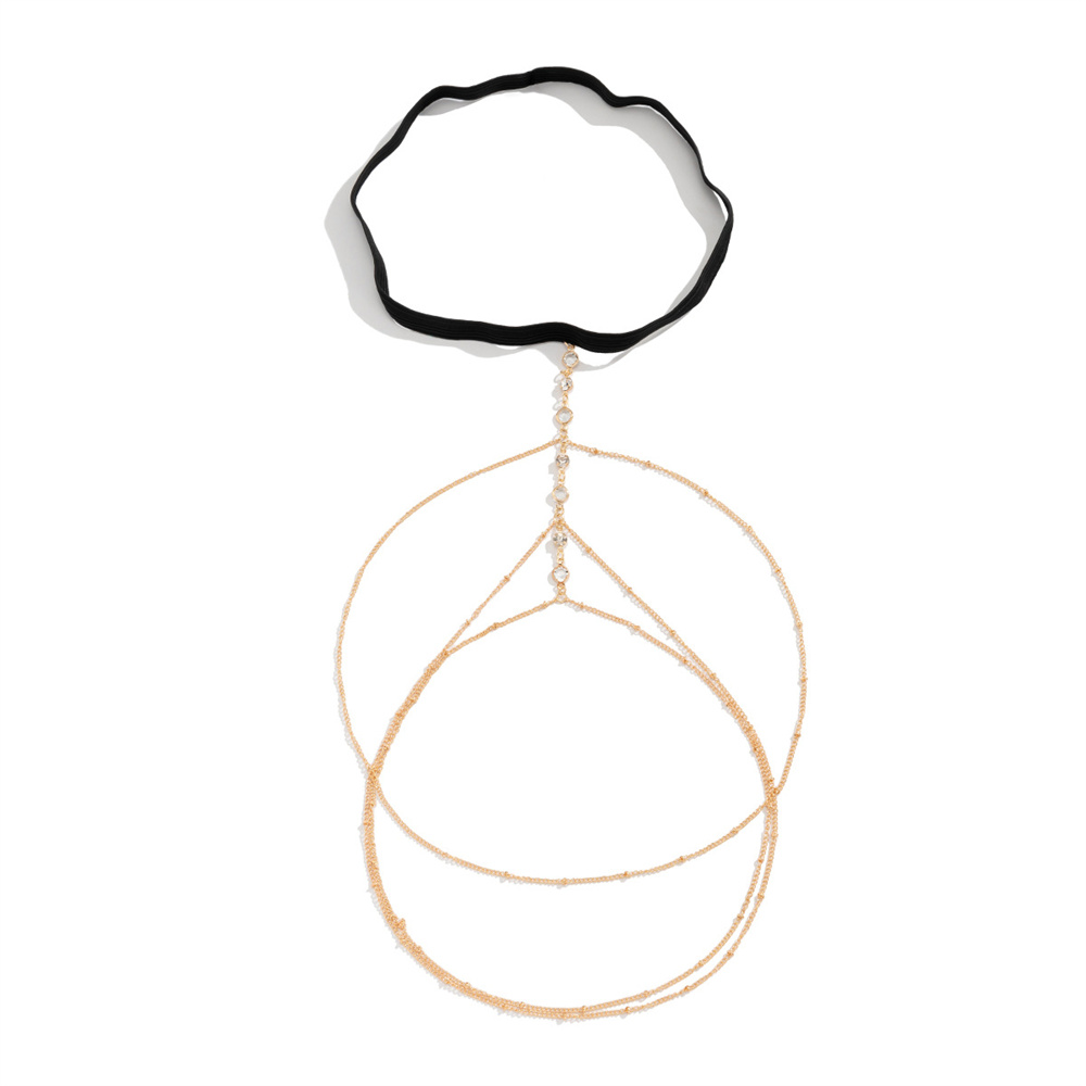 보헤미안 스타일 탄성 밴드 크리스탈 다리 허벅지 체인  - Body Jewelry Chains 리뷰 및 가격