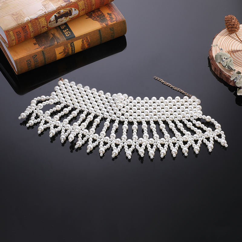 패션 목걸이 진주 웨딩 드레스 숄더 체인 액세서리 수제 - Body Jewelry Brands 리뷰 및 가격
