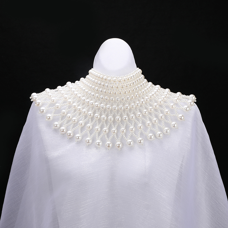 패션 목걸이 진주 웨딩 드레스 숄더 체인 액세서리 수제 - Body Jewelry Brands 리뷰 및 가격