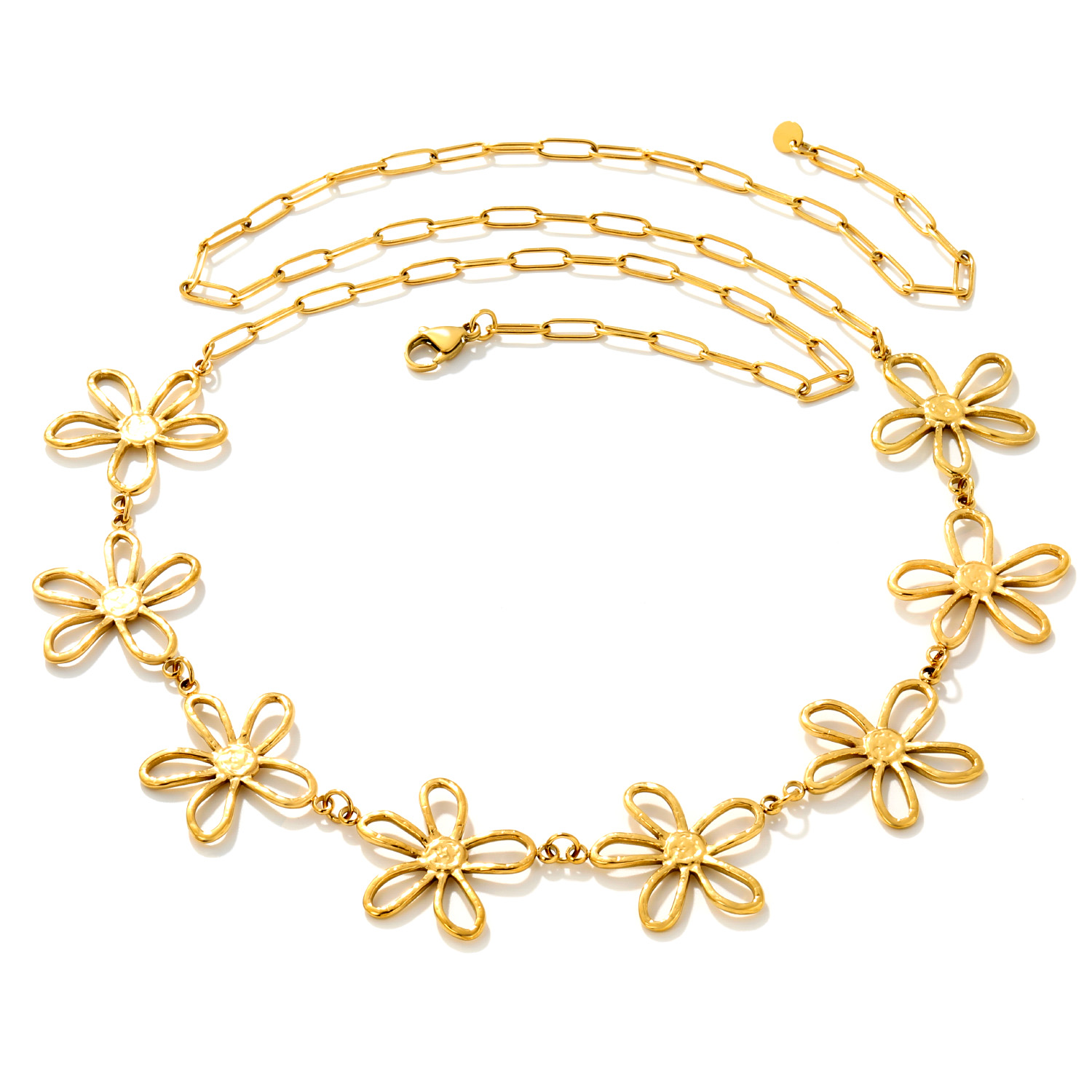 럭스키스키즈 요정 보헤미아 플라워 참 손목 배꼽 체인  - Body Jewelry Brands 리뷰 및 가격