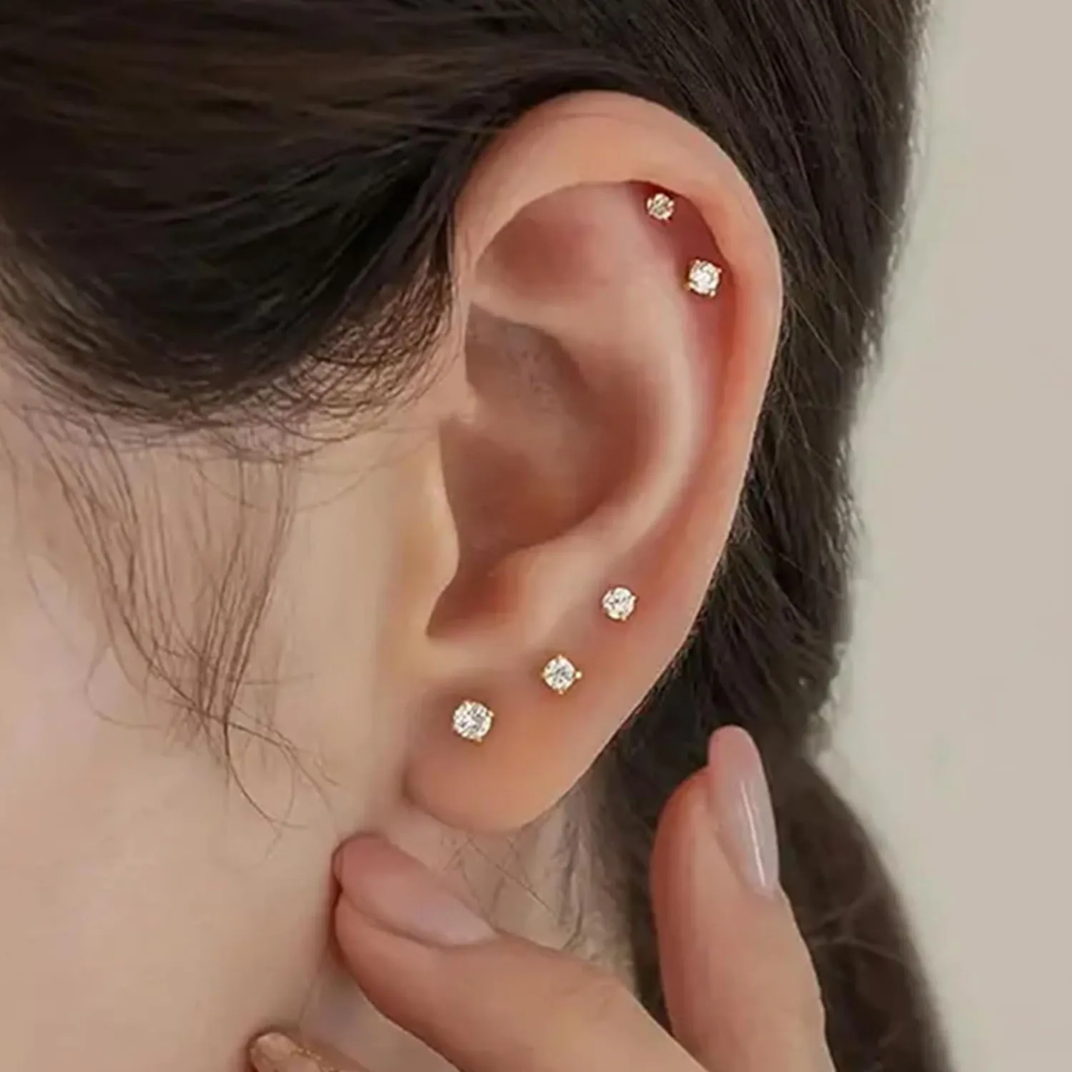 4개입 코 스터드, 나사 없는 코 스터드, 20G 나사 - Body Jewelry Threadless 리뷰 및 가격
