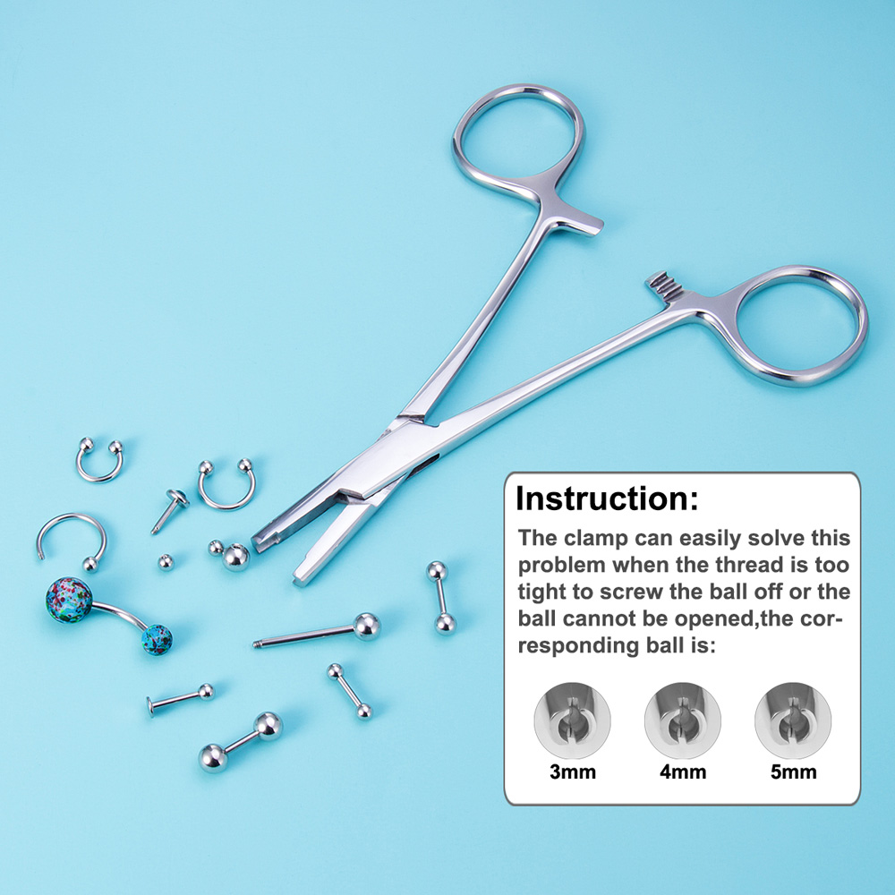 스테인레스 스틸 바디 피어싱 도구 바늘 파이프 클램프  - Body Jewelry Ring Opening Pliers 리뷰 및 가격