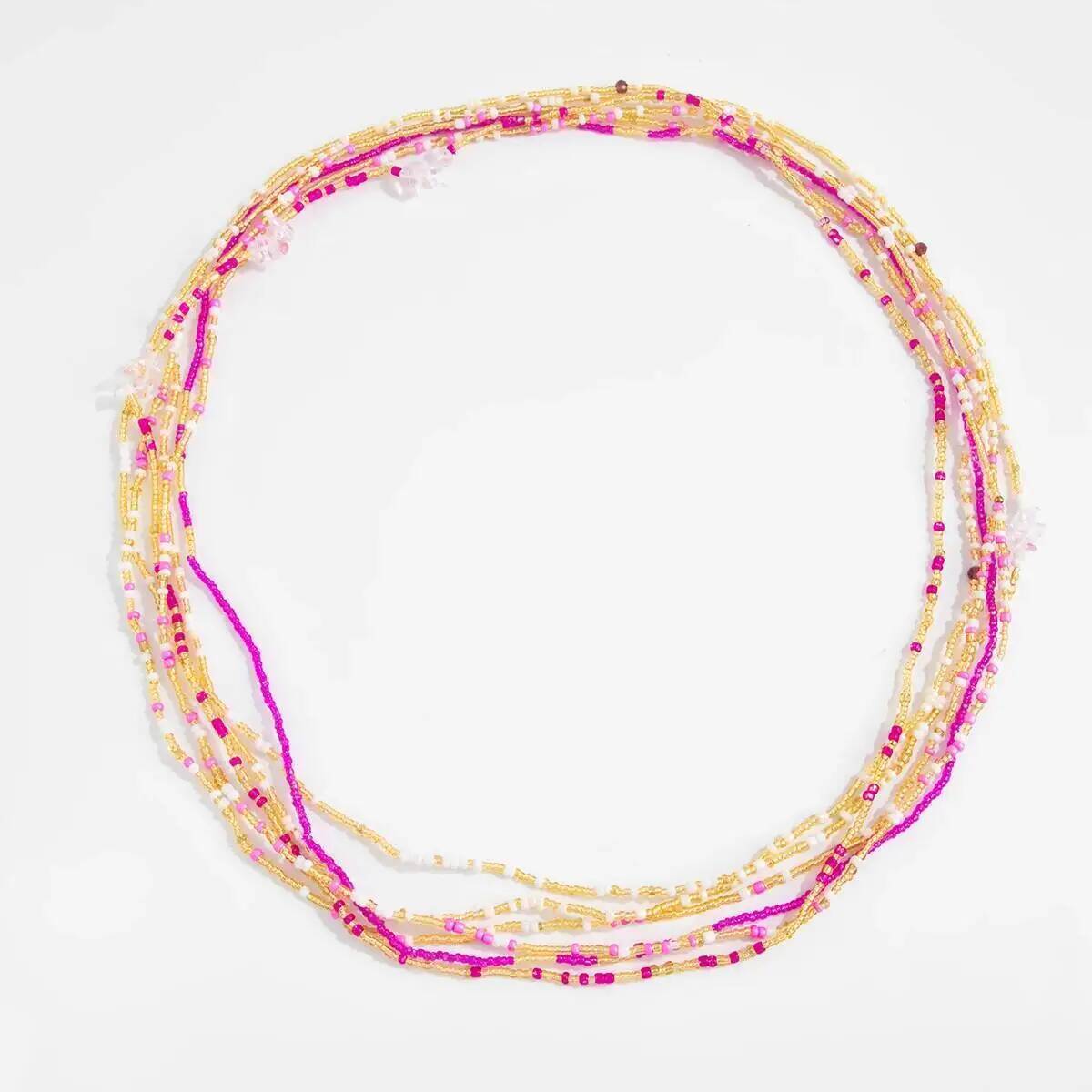 시신 6종 세트 보헤미안 스타일 화려한 쌀알 비즈 허리 - Body Jewelry Chains 리뷰 및 가격