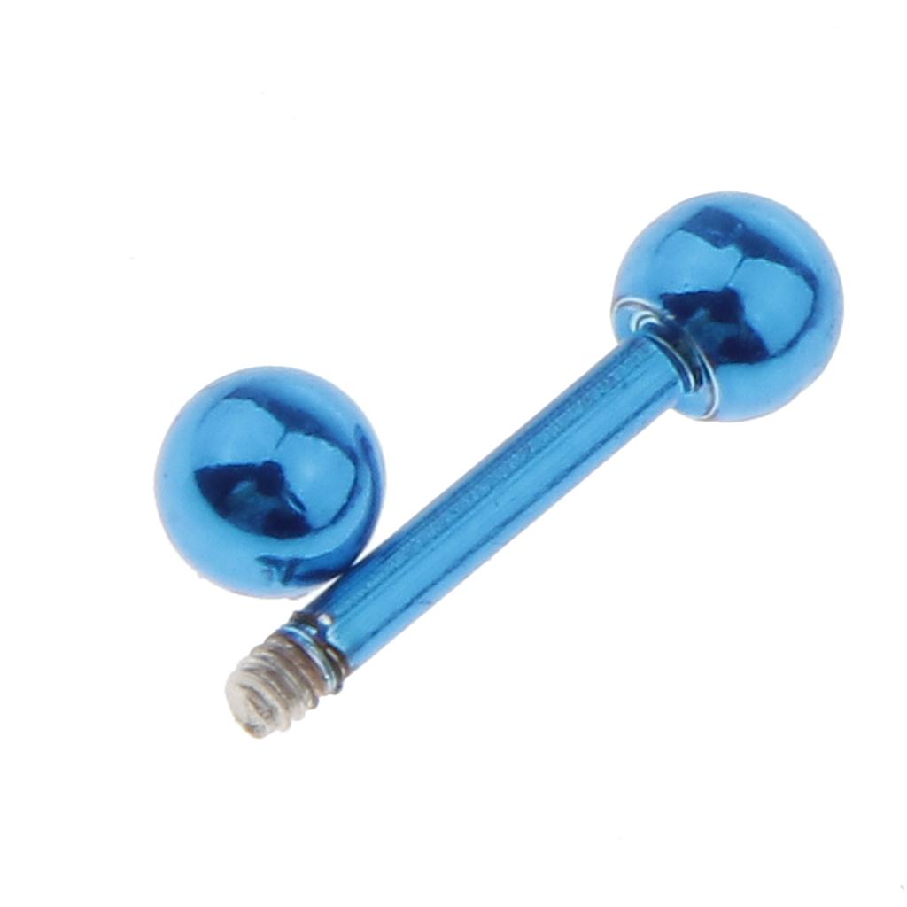 바벨 피어싱 16g 스테인리스 스틸 립 스터드 스트레이 - Tongue Barbell Straight 리뷰 및 가격